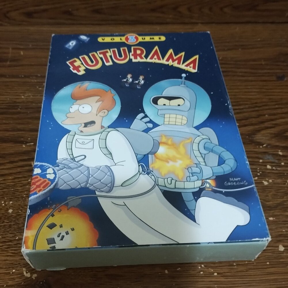 Futurama Volume 3 (4-Disc DVD Box Set, 2009)